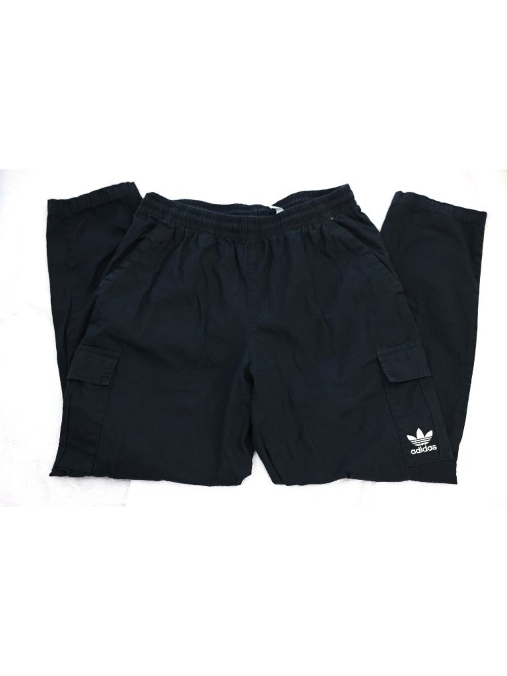 Adidas Originals Cargo Pants Black Size Medium